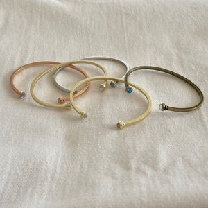 Set of 5 Kendra Scott Stacking Bracelets